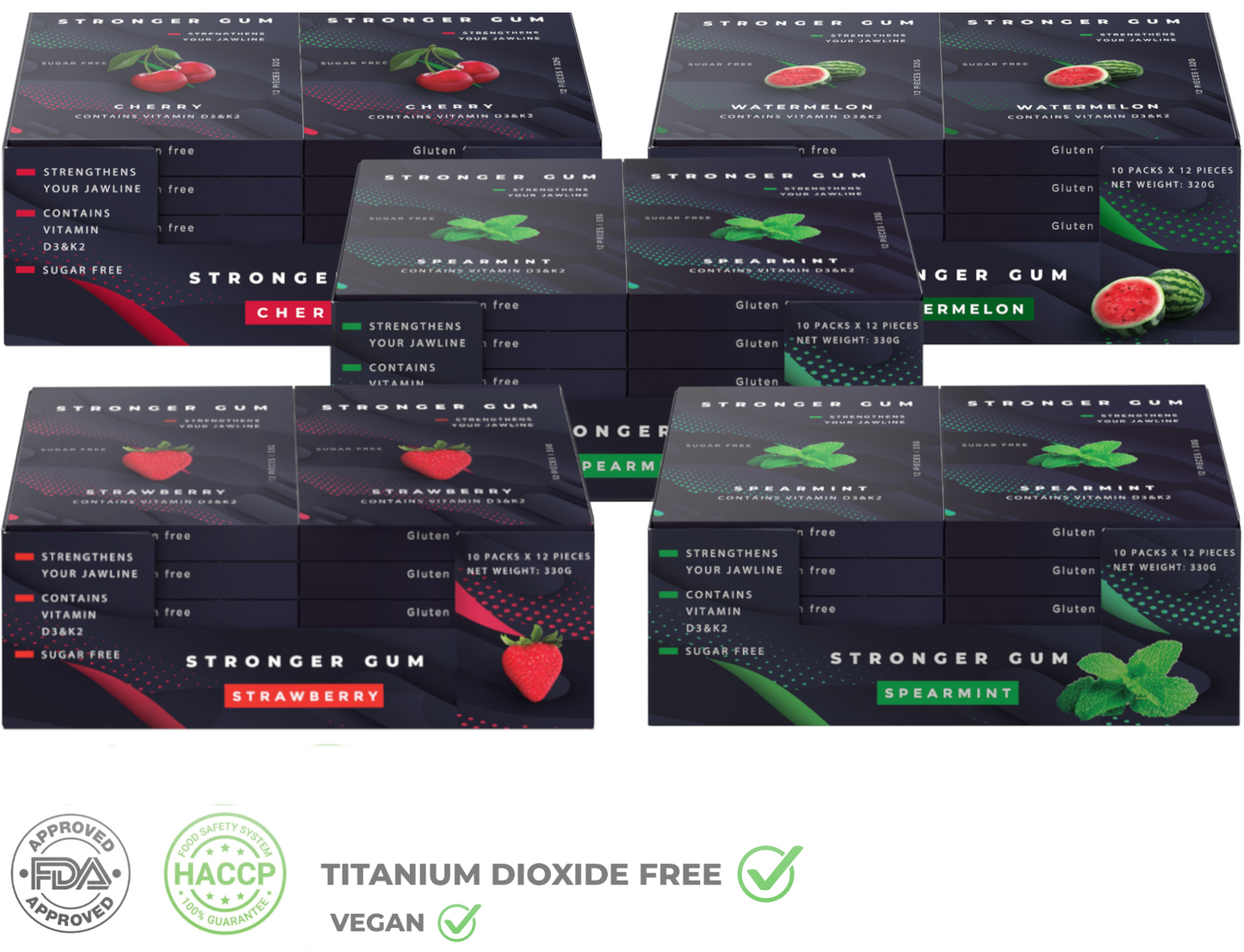 Regular Set: 5 Packs for Price of 3 (1630g) - All Flavors