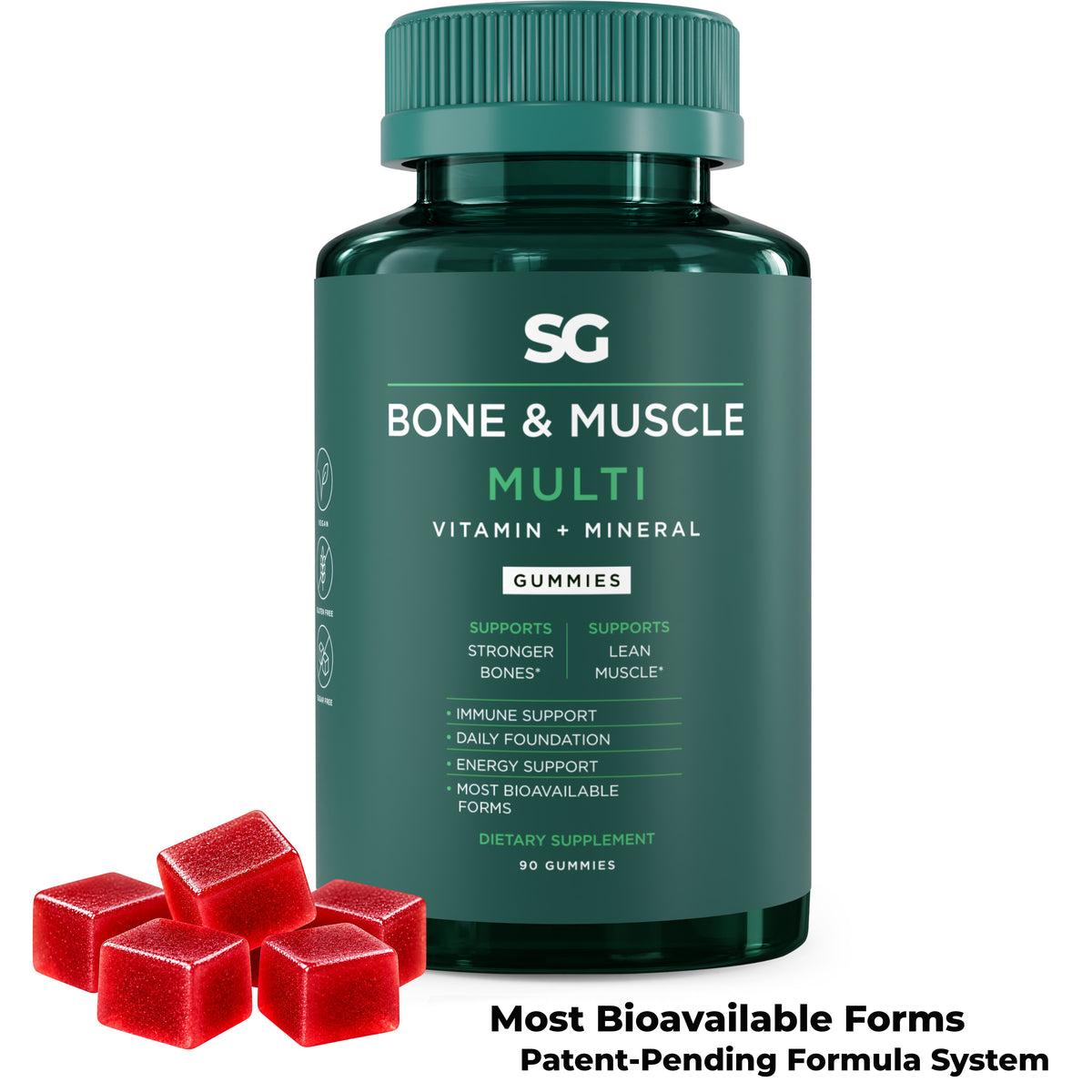 Bone & Muscle - Multivitamin + Minerals, 90 Gummies