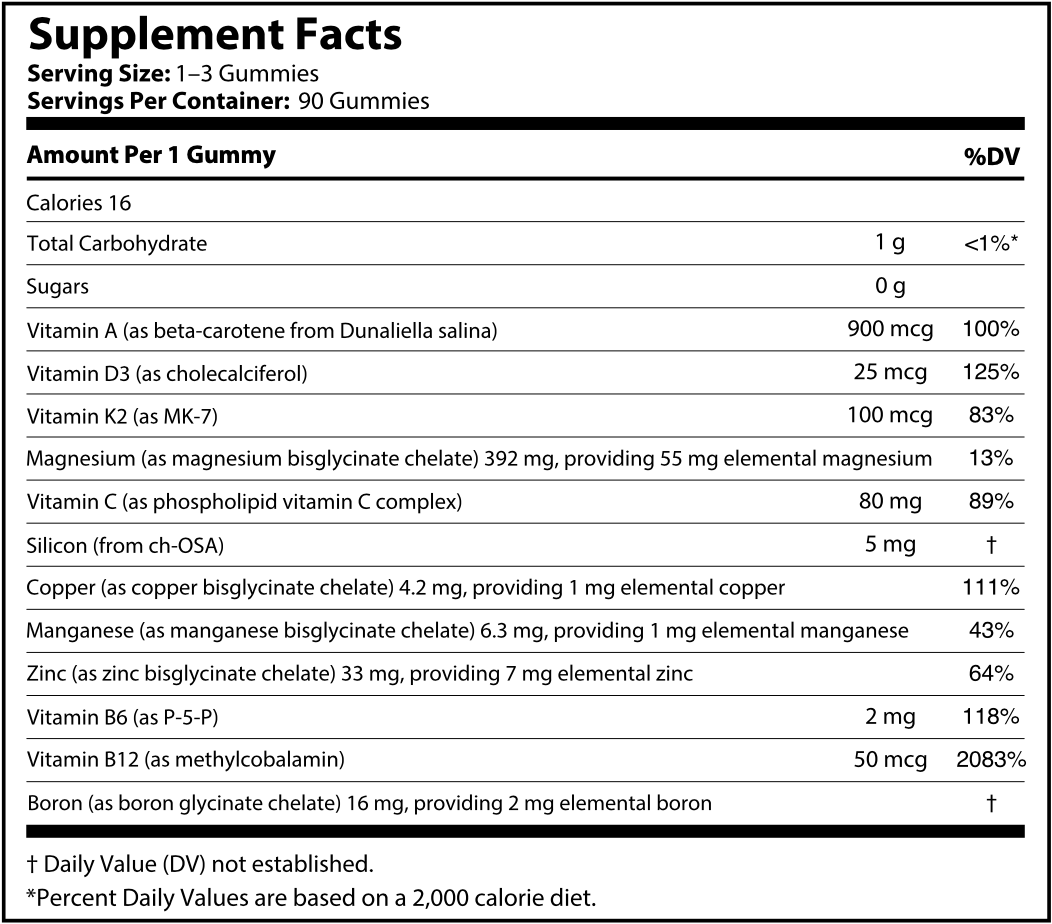 Bone & Muscle - Multivitamin + Minerals, 90 Gummies